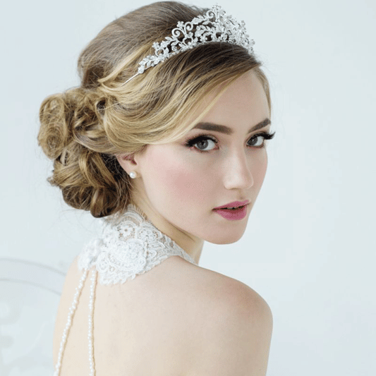Wedding Tiara Inspiration - How To Wear A Bridal Tiara — Vintage Hair  Accessories by Vintage Adornments